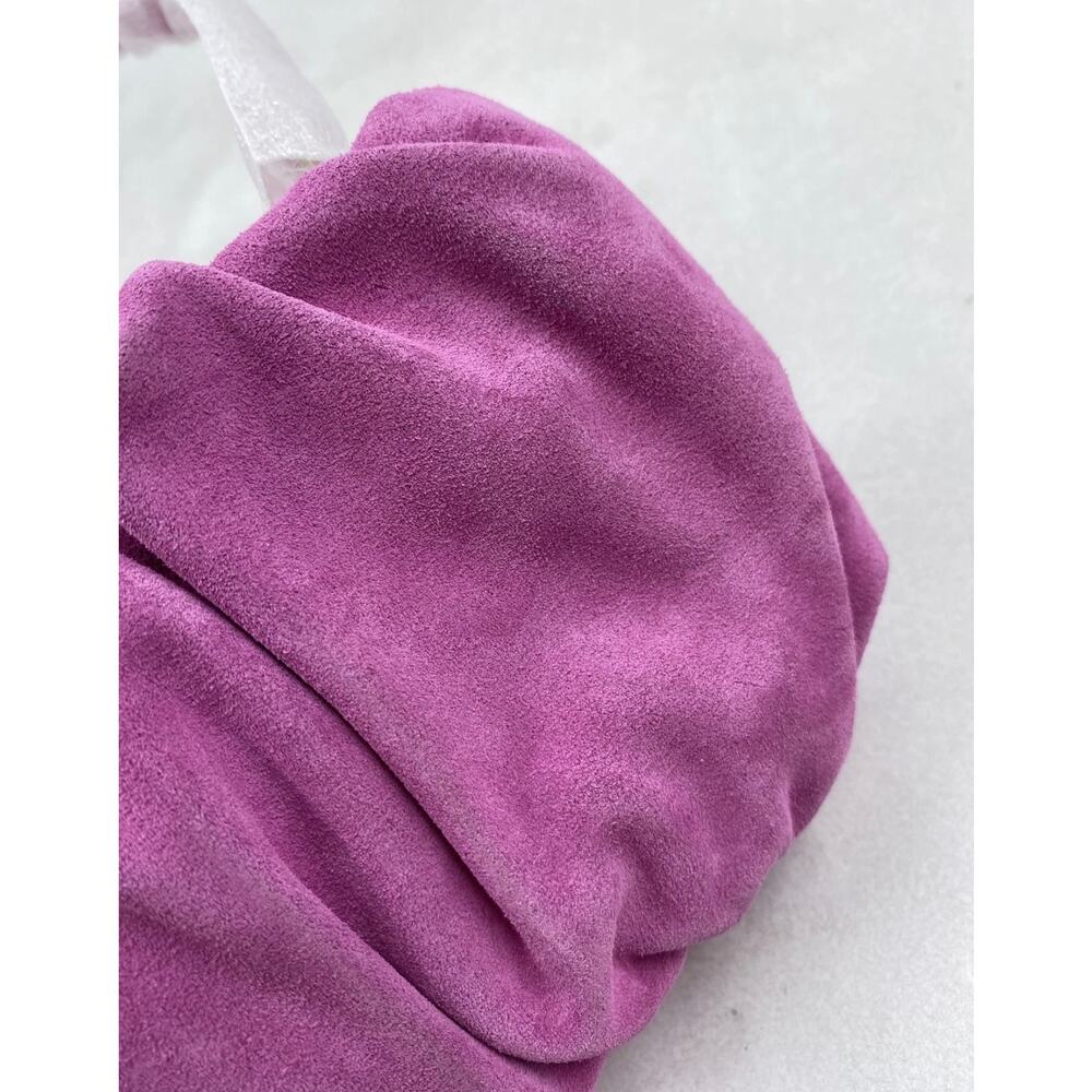 NWT STAUD Bean Lollipop Pink Suede Convertible Bag - Picture 4 of 7
